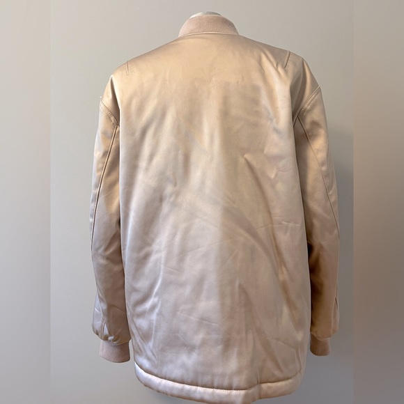 T Alexander Wang satin blush bomber. - Picture 7 of 12
